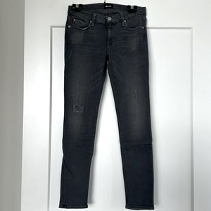 Hudson Ankle Krista Super Skinny Gray 26